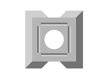 Основание столба проходное